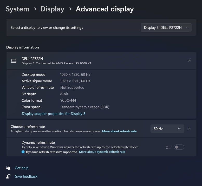 Монитор Dell P2722H FullHD VA 60hz 4