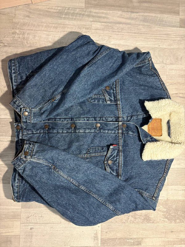 Levi’s Sherpa Trucker Jacket 70603 Vintage 1988