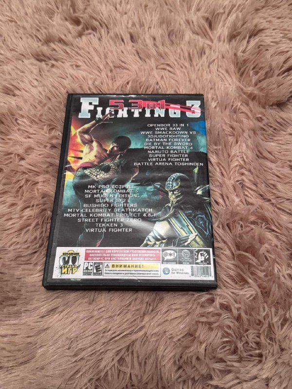 DVD диски с играми TUROK, PROTOTYPE 2, WORLD OF WARCRAFT, TEKKEN 3, MORTAL KOMBAT 5 8