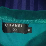 Изумрудный велюровый костюм Chanel, размер M 1