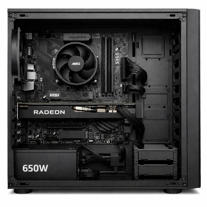 Персональный компьютер Ryzen 5 8400f RX 580 8GB MSI B550M-A