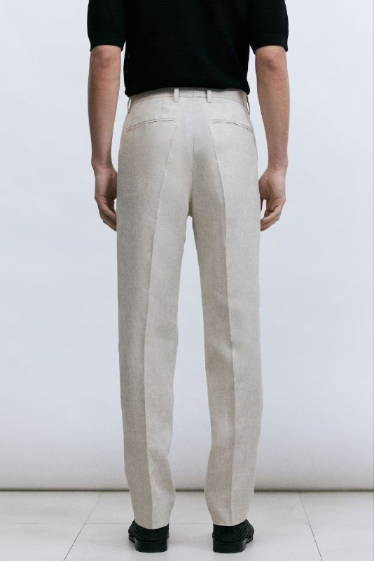 Льняные брюки Slim Fit 4