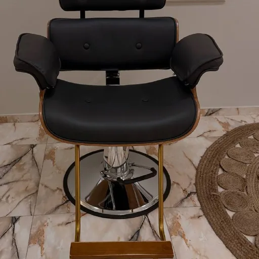 2 barber chairs