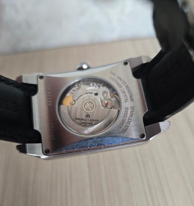 Maurice Lacroix Pontos Rectangulaire Day-Date часы 2