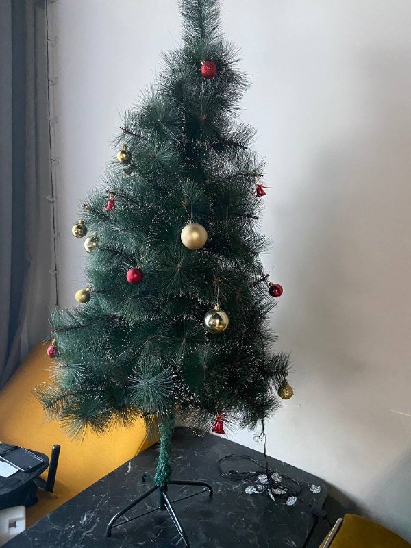 Новогодняя елка с игрушками 150 см 2