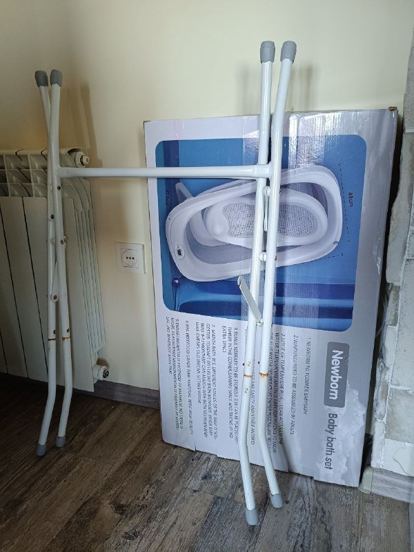 Ванночка для купания с ножками и горкой 2