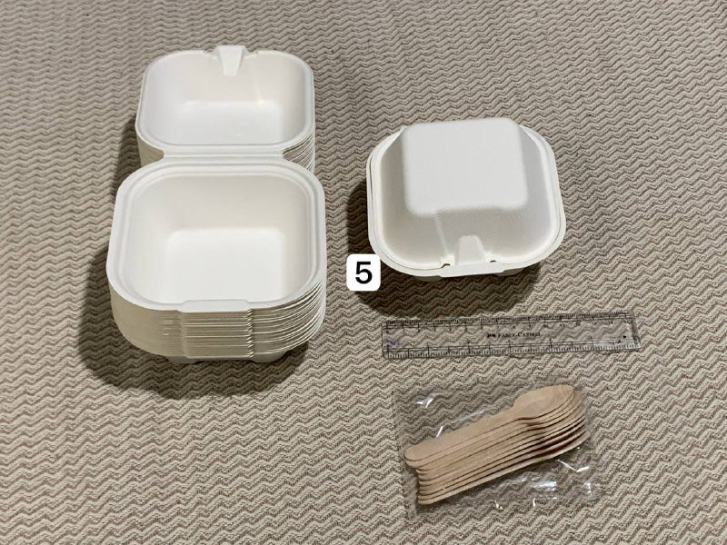 Коробки кондитерские и для бенто с ложками 5