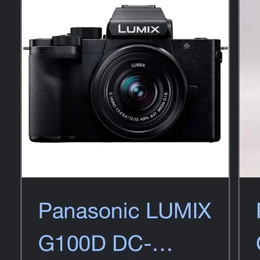 Фотоаппарат Panasonic Lumix G100D