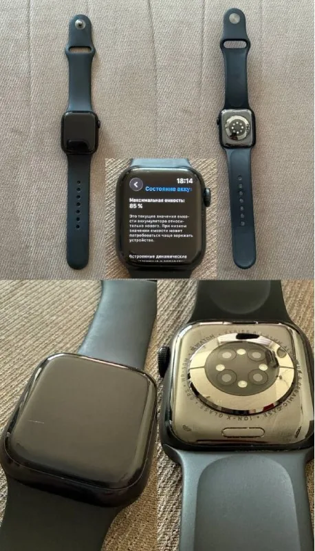 Apple Watch Series 8 41mm с оригинальным ремешком S\M
