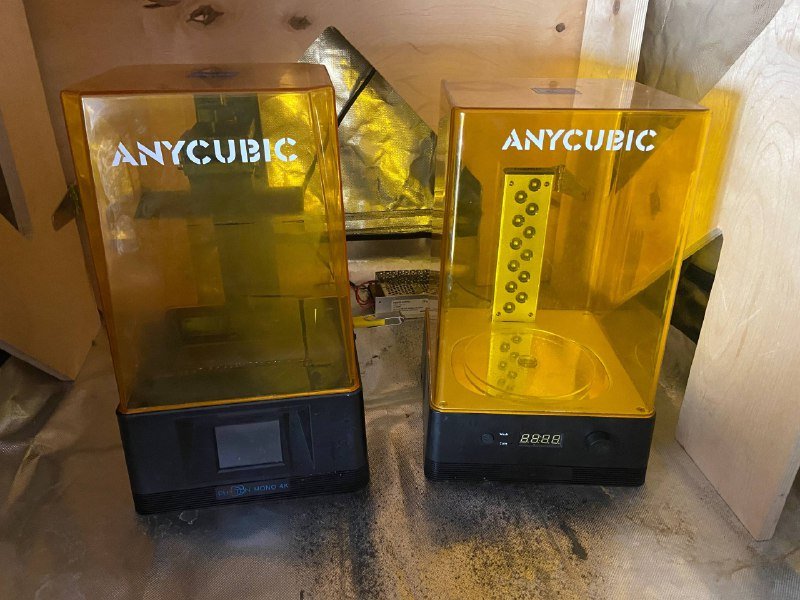 3D принтер Anycubic и мойка засвет в комплекте