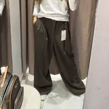 Брюки Zara, джинсы Stradivarius, брюки Pruva, синий сарафан 3