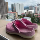 Crocs розовые, размер 38-39 4