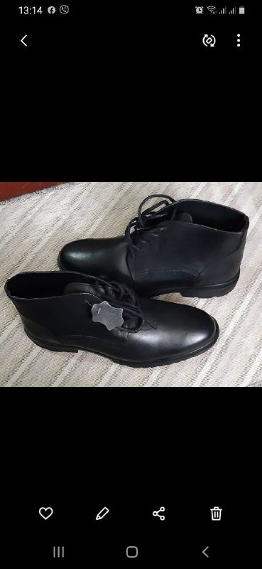 Новая кожаная обувь 45 размер летние модели 8