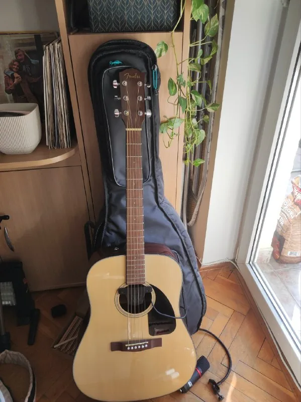 Акустическая гитара Fender CD-60 NA V3, чехол Thomann