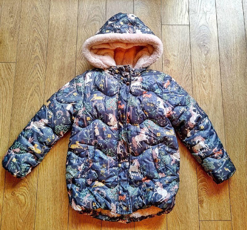 Зимняя куртка Next, зимняя шапка