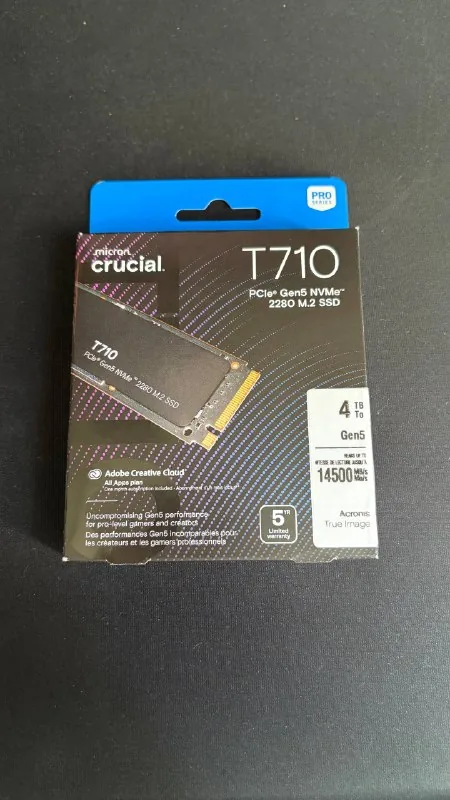 SSD M.2 NVMe Gen5 4TB 1