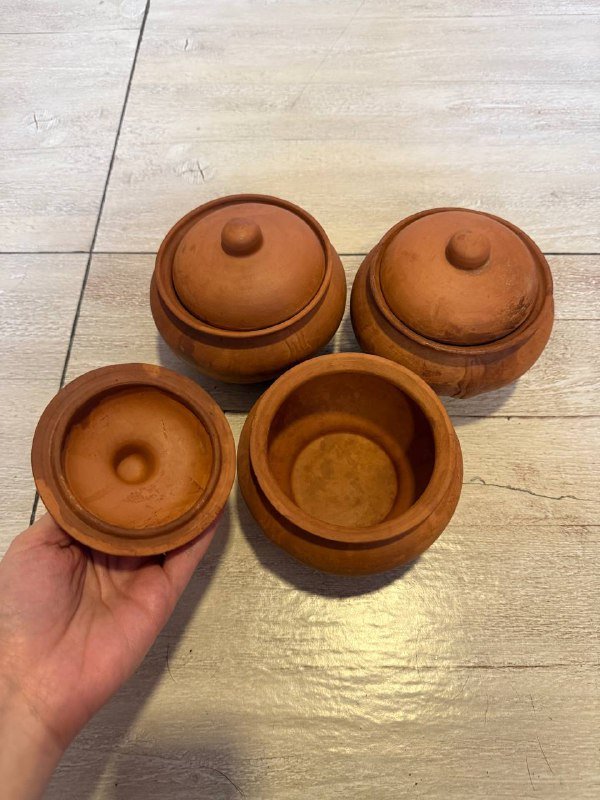 Горшочки для запекания керамические 3шт 2