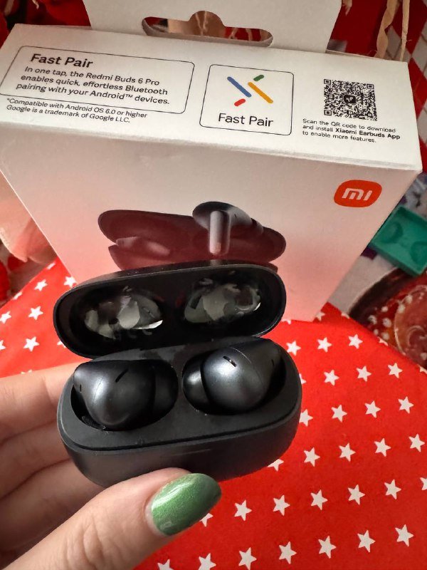 Наушники Xiaomi Redmi Buds 6 Pro черные 2