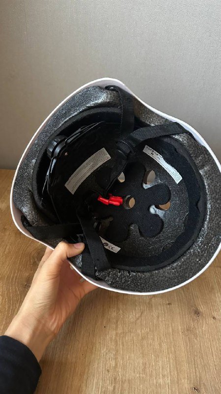 Шлем белый для роликов, скейтборда, самоката размер 54-57 см 3