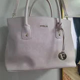 Сумка Furla Linda светло-розовая из кожи сафьяно 1