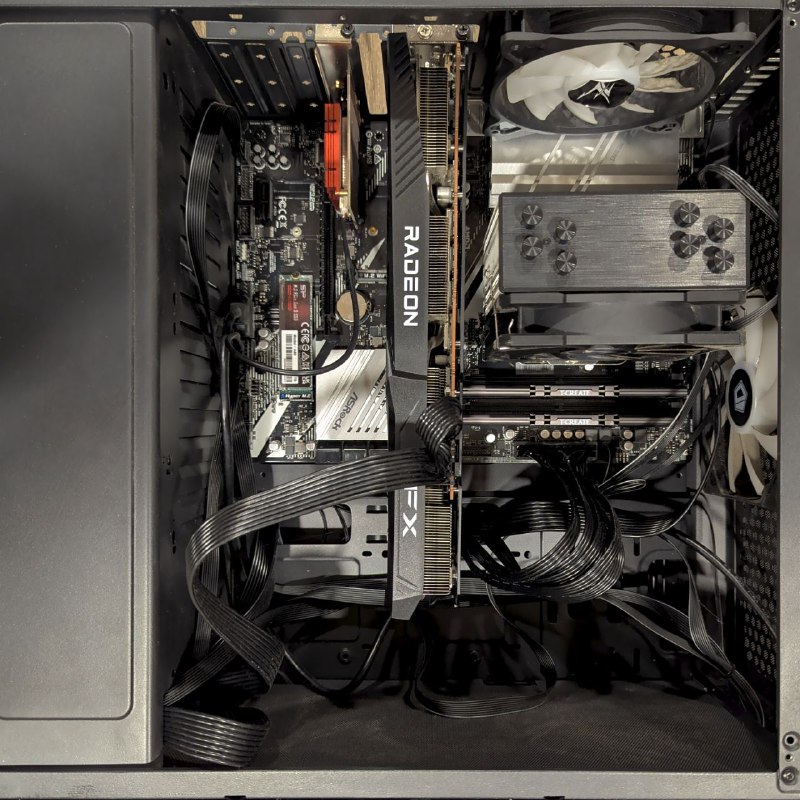 Компьютер AMD Ryzen 5 3600X с Radeon RX 6700XT 64GB RAM SSD 2