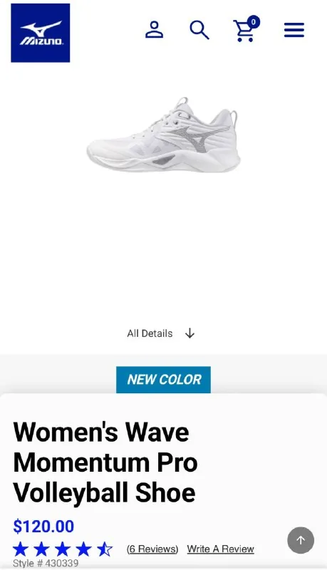 Кросівки Mizuno Wave Momentum Pro Mid 1
