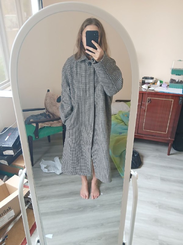 Пальто шерстяное H&M, туфли Синтезия, 38 размер 2
