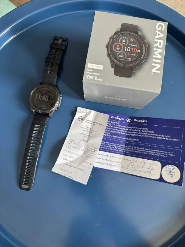 Garmin Fenix 8 Solar Titanium Sapphire 1