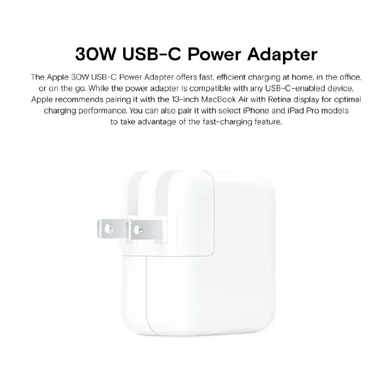 Apple 30W USB-C зарядка