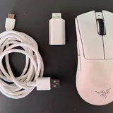 Кабель витой 5 pin, клавиатура, мышь Razer DeathAdder, наушники HyperX 8