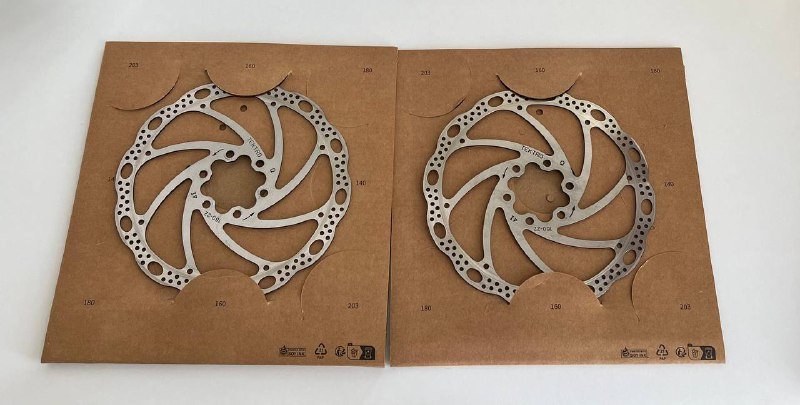 Тормозные диски Tektro 160-22 с колодками