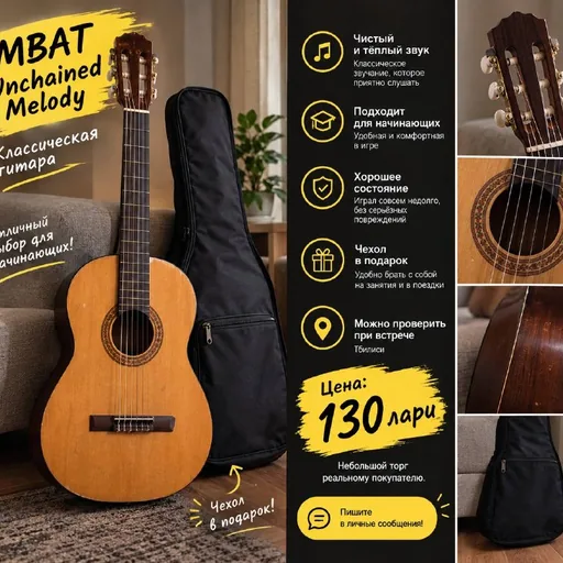 Классическая гитара MBAT Unchained Melody