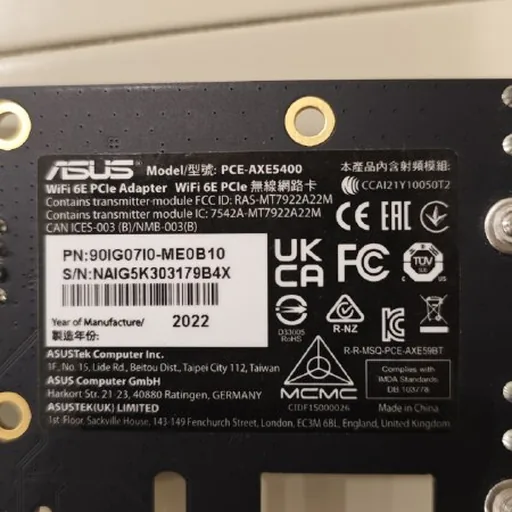ASUS Wi‑Fi адаптер PCE-AXE5400