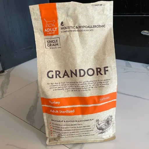 Корм для кошек Grandorf индейка