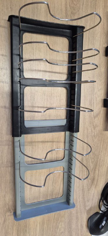 Органайзер кухонный регулируемый для крышек тарелок 2