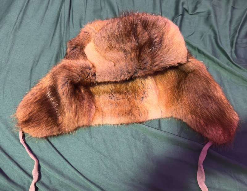 Шапка-ушанка классический советский винтаж натуральный мех 4