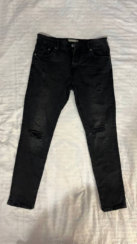 Чёрные мужские джинсы 30 LAR 2