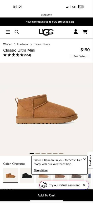 Абсолютно новые классические ultra mini UGG 38 р (оригинал) 3