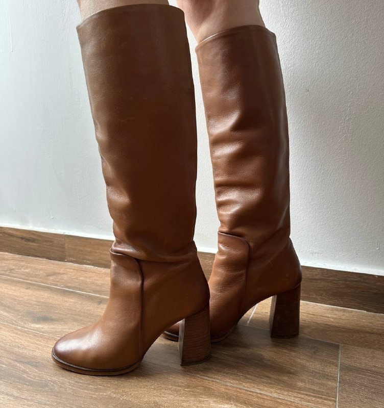 Сапоги из натуральной кожи Massimo Dutti размер 38 2