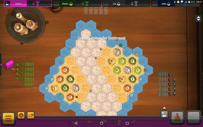 Настольная игра - колонизаторы (цифровая версия)