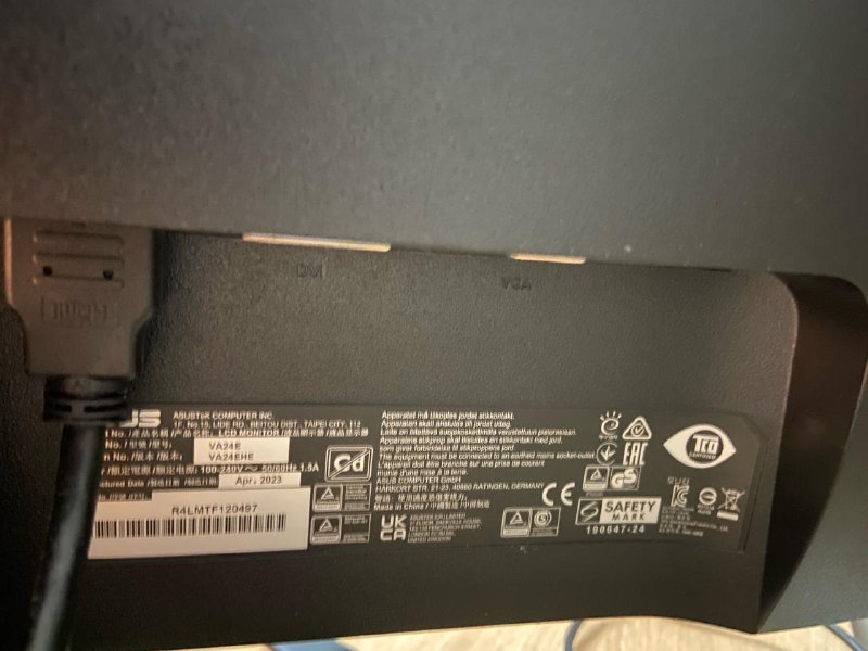 Монитор ASUS VA24EHE 23.8 IPS Full HD 75 Гц 3