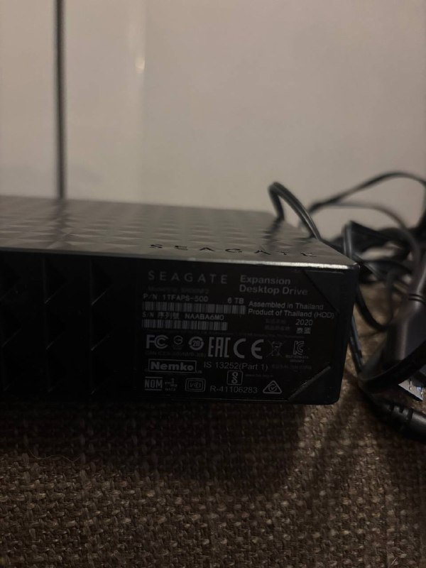 Внешний жесткий диск Seagate 6TB