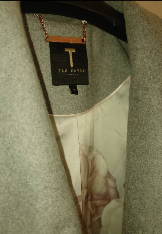 Пальто Ted Baker London розовое размер М 3