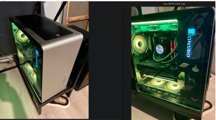 Корпус Jonsbo umx4 с вентиляторами и водянкой