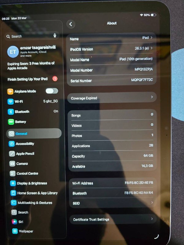 iPad 10 поколения Wi-Fi 64GB 4
