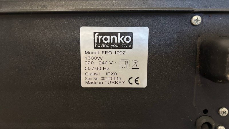 Духовка Franko 8