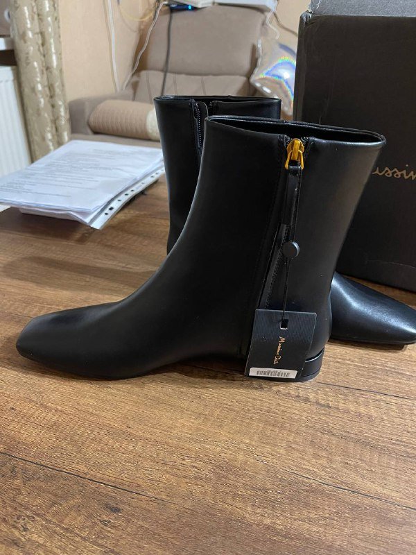 Женские кожаные ботинки Massimo Dutti 2