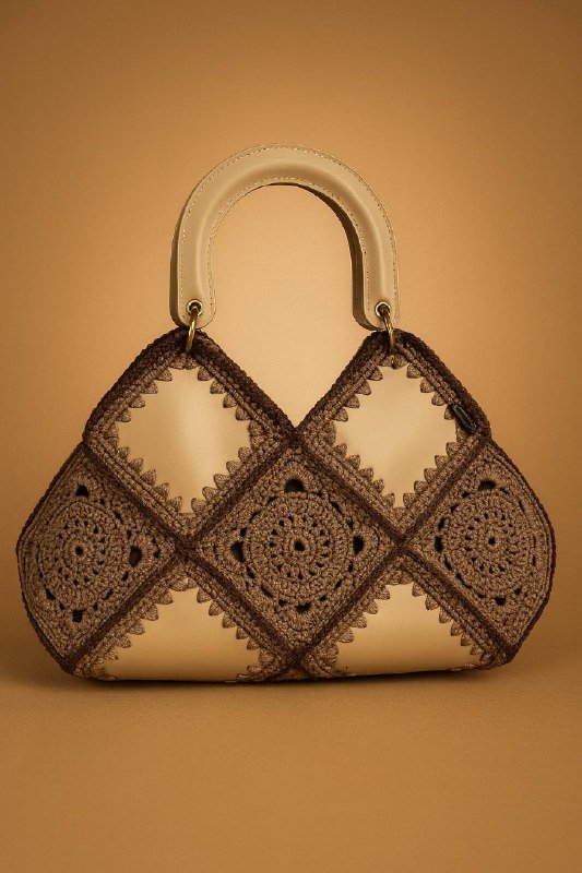 Сумки ручной работы из полиэфирного шнура и кожзама 4