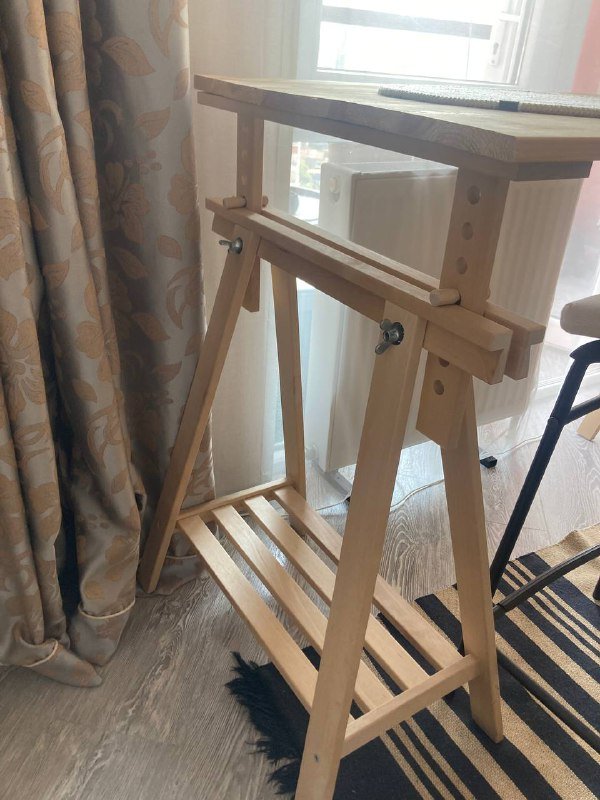 Стол барная стойка IKEA деревяные подстолья сосна 170x60 6