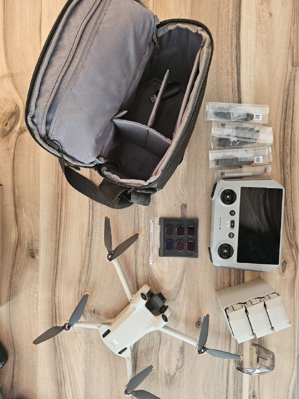Дрон DJI Mini 3 Pro Fly More Combo, пульт, запчасти, ND фильтры